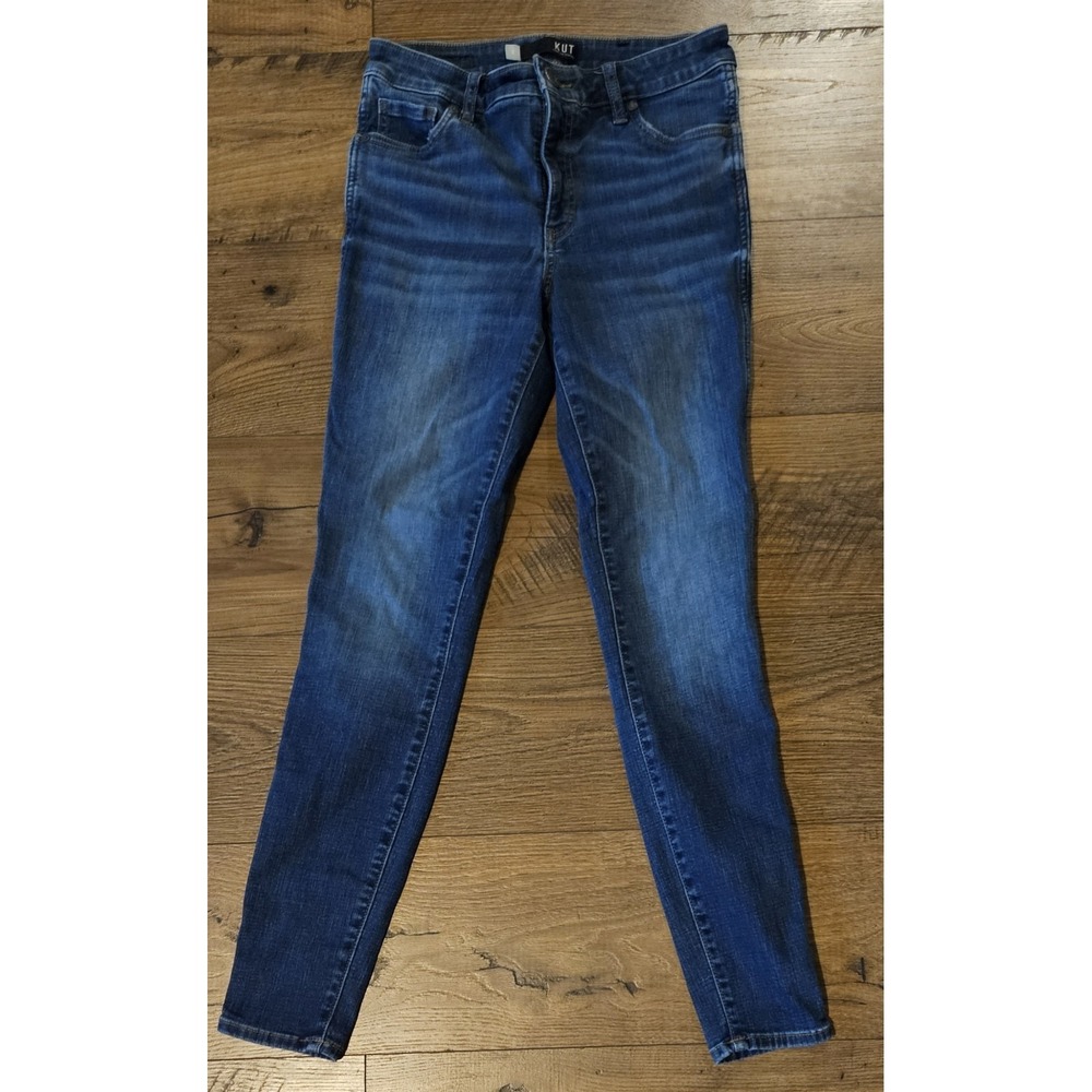 Kut From The Kloth Jeans Womens 2 Mia Toothpick Skinny Stretch Flex Denim 27x27